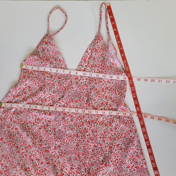 RESA‎ Hannah Ditsy Floral Slip Madi Satin Dress XS - Picture 7 of 10